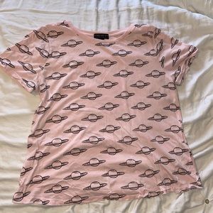 pink planet tshirt 2x